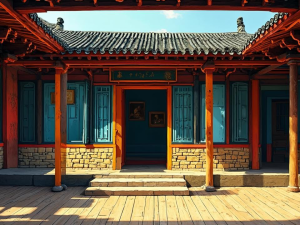 当我把阴阳师挂画挂满客厅后 邻居来敲门了